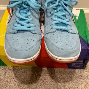 Nike SB Dunk Low Pro. Blue/Chill White/Safety Orange